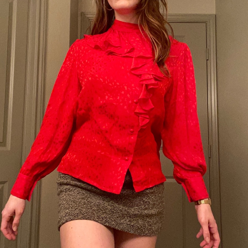 Incredible Designer Vintage Blouse